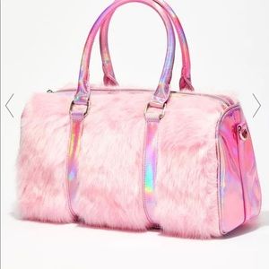 Sugar Thrillz Fluffy pink purse